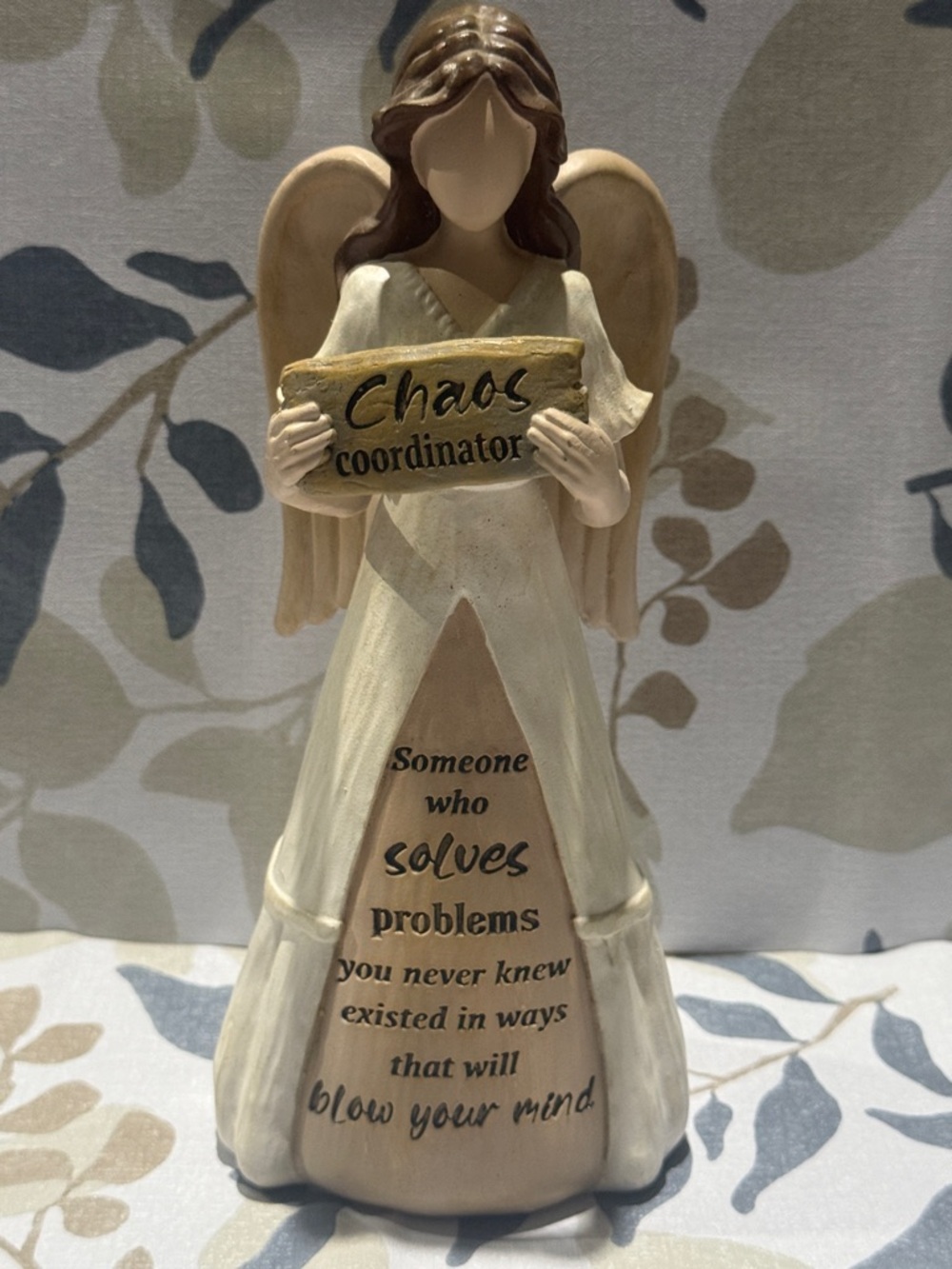 STORIEME Heartfelt Gifts & Sculptures Figurine - Chaos Coodinator- Cream Base - Picture 2 of 4